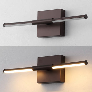 Makena Modern Minimalist Dimmable Integrated LED Metal Wall Sconce